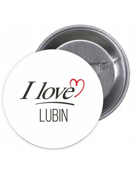 Przypinki Buttony i Love Lubin Znaczki Badziki z Grafiką