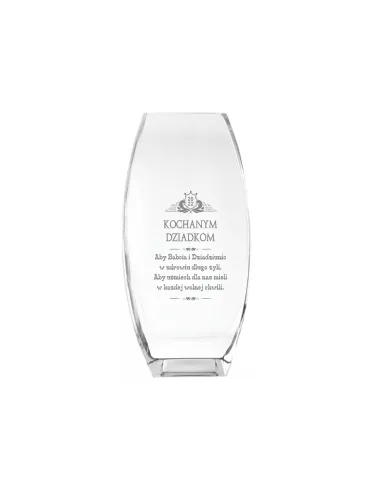 Wazon z Grawerem na Prezent Dziadków Babci Dziadka