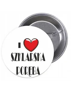 Przypinki Buttony i Love Szklarska Poręba Znaczki Badziki