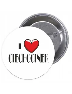 Przypinki Buttony Love Ciechocinek Znaczki Badziki Grafiką