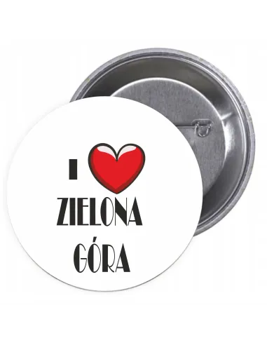 Przypinki Buttony Love Zielona Góra Znaczki Badziki Grafiką