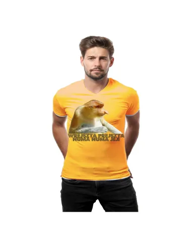 Koszulka z Nadrukiem Janusz Wrejszta Prejszta Numa Jej