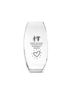 Wazon Grawer Prezent Panieńskie Kawalerski z Grawerem