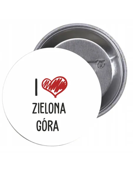 Przypinki Buttony Love Zielona Góra Znaczki Badziki