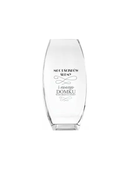 Wazon z Grawer Prezent na Parapetówkę do Domu z Grawerem