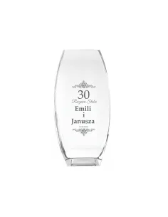 Wazon Grawer Prezent Rocznicę Ślubu 10 15 30 z Grawerem