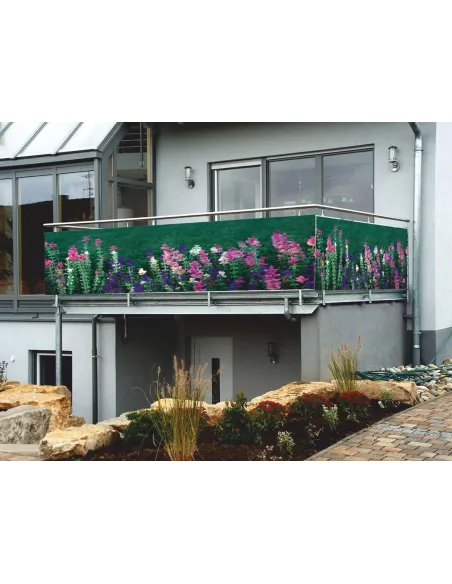 Osłona Balkonowa Kwaty Duzo Wzorów Wymiar Hit z Nadrukiem