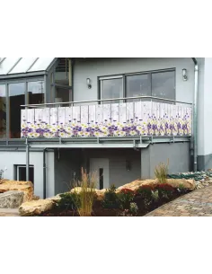 Osłona Balkonowa na Balkon – Siatkę Kwiaty Surfinie