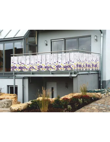 Osłona Balkonowa na Balkon – Siatkę Kwiaty Surfinie