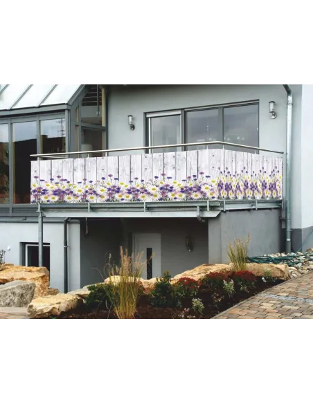 Osłona Balkonowa na Balkon – Siatkę Kwiaty Surfinie