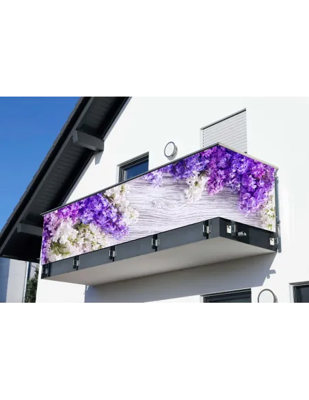 Osłona Balkonowa na Balkon – Surfinie Siatkę Kwiaty