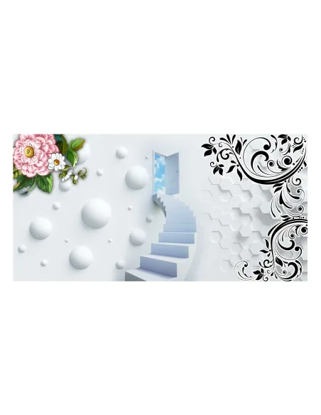 Osłona Balkonowa na Balkon – Kwiaty Kule Schody Reklamowy