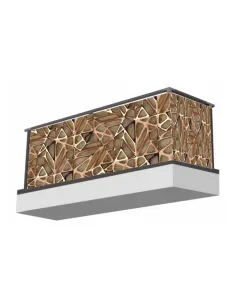 Osłona na Balkon Ozdobna z Nadrukiem Ochronna Tanio Kolorowa