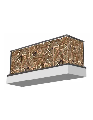 Osłona na Balkon Ozdobna z Nadrukiem Ochronna Tanio Kolorowa