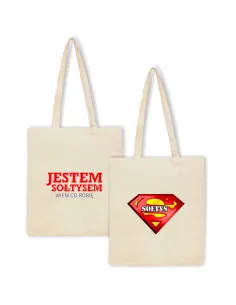 Torba z Nadrukiem Napis Prezent Sołtys Dzień Sołtysa