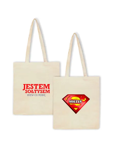 Torba z Nadrukiem Napis Prezent Sołtys Dzień Sołtysa