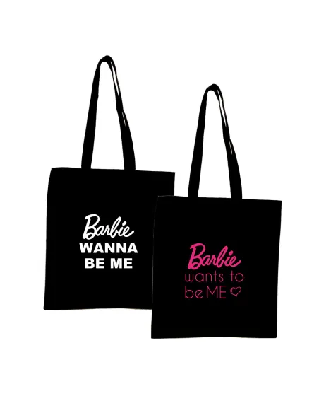 Torba z Nadrukiem Napis Prezent Barbie z Projektem