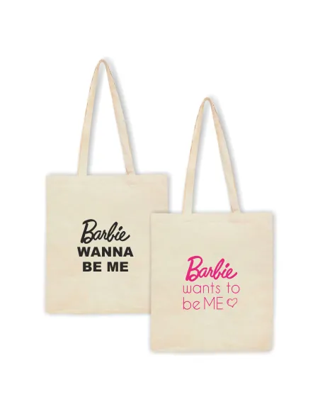 Torba z Nadrukiem Prezent – Barbie Wanna Be Me na Zamówienie