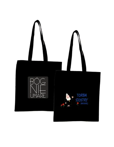 Torba z Nadrukiem Napis Prezent Bóg Nie Umarł na Zamówienie