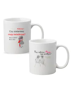 Kubek – Prośba Świadkowanie Świadkowej Nadrukiem Prezent