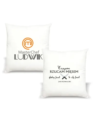 Poduszka z Imieniem Napis Prezent Masterchef Personalizowany