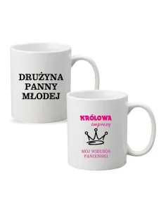 Kubek z Nadrukiem Napis Prezent na Wieczór Panieński