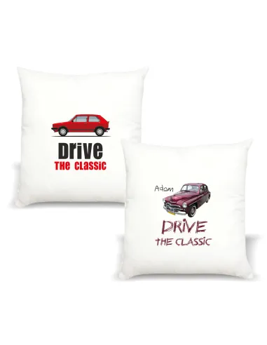 Poduszka Imieniem Prezent Drive The Classic Personalizowany