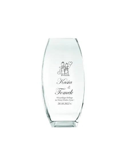 Wazon Grawer Ślub Prezent Wesele Jubileusz z Grawerem