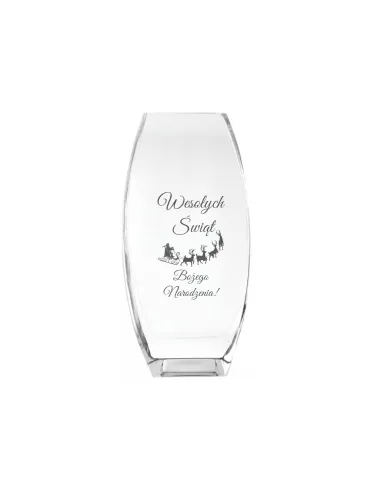 Wazon z Grawerem na Prezent na Święta Boże Narodzenie
