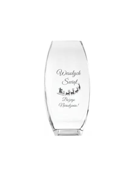 Wazon z Grawerem na Prezent na Święta Boże Narodzenie