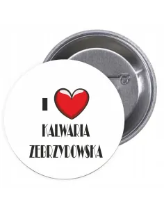 Przypinki Buttony Love Kalwaria Zebrzydowska Znaczki