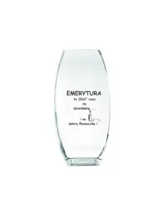 Wazon Grawer Prezent Podziękowanie Emeryta z Grawerem