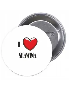 Przypinki Buttony Love Skawina Znaczki Badziki Grafiką