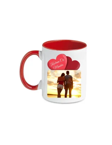 Kubek z Nadrukiem Par Kocham Cię Imię Prezent Walentynki