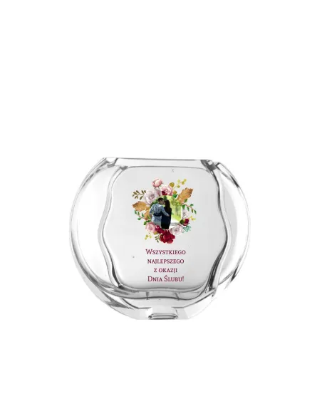 Wazon Nadrukiem Ślub Prezent Rocznicę 5 10 20 z Nadrukiem