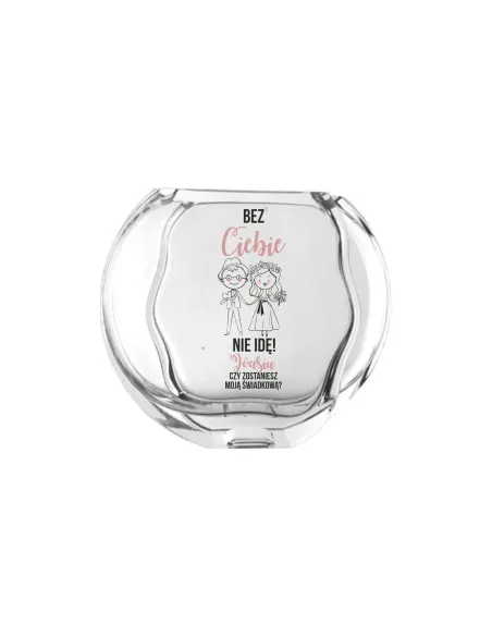 Wazon Nadrukiem Prezent Prośba Świadkowanie z Nadrukiem