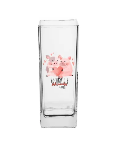 Wazon z Nadrukiem Prezent dla Par Zakochanych na Prezent