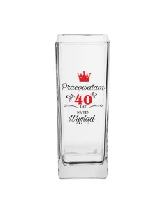 Wazon Nadrukiem Prezent Urodziny 18 30 40 50 z Nadrukiem