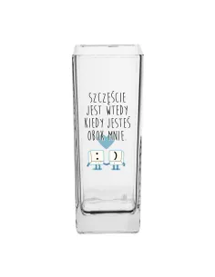 Wazon Nadrukiem Prezent na Walentynki Żony z Nadrukiem