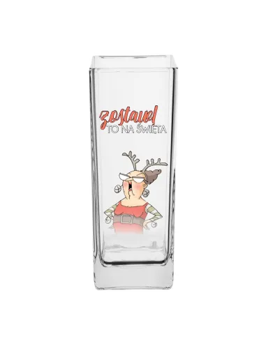 Wazon z Nadrukiem Prezent na Święta Choinkę na Prezent