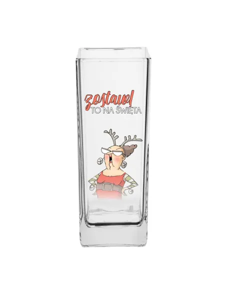 Wazon z Nadrukiem Prezent na Święta Choinkę na Prezent