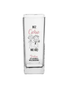 Wazon z Nadrukiem Prośba o Świadkowanie Ślub na Prezent