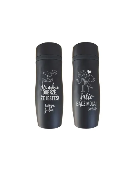 Kubek Termiczny Grawer Dziewczyny Chłopaka Hit z Grawerem