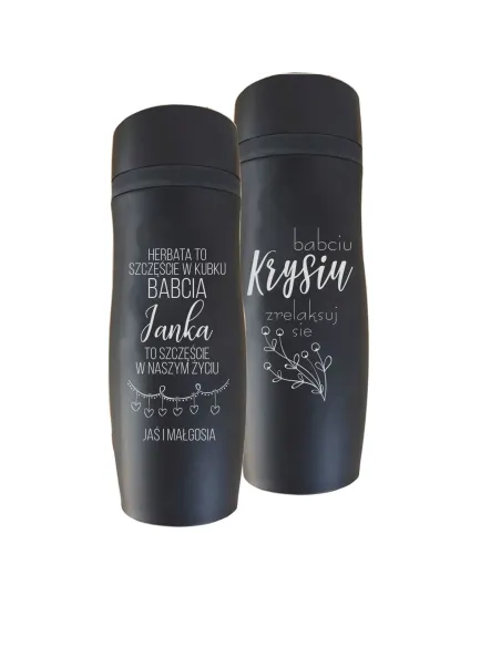 Kubek Termiczny Grawer Dzień Babci Dziadka Hit z Grawerem