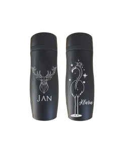 Kubek Termiczny z Grawerem na Prezent Geometric Zwierzęta