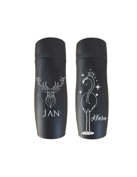 Kubek Termiczny z Grawerem na Prezent Geometric Zwierzęta