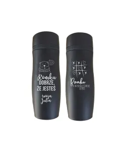 Kubek Termiczny Termos Podróżny Grawerem Auta z Grawerem