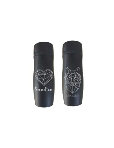 Kubek Termiczny z Grawerem na Prezent Twój Cytaty Duży