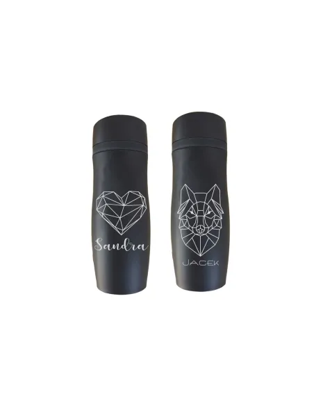 Kubek Termiczny z Grawerem na Prezent Twój Cytaty Duży