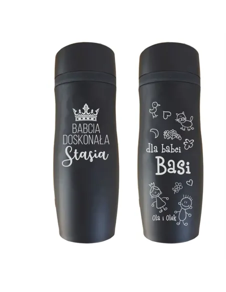 Kubek Termiczny Grawerem Babci Dziadka Tanio dla Babci